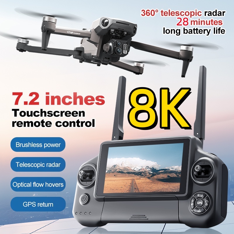 8K 3-Achsen-Gimbal Bürstenlose – Drone Rc Gps Bewertung und Preis