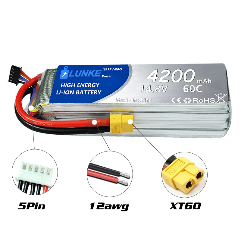 Lipo-Akku 2S 7,4V 5000mAh 50C  – Drone Avion Rc Bewertung und Preis