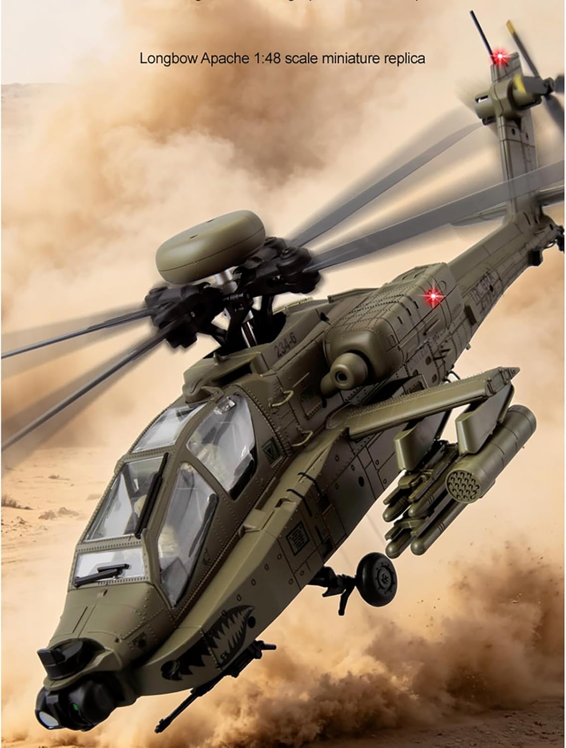310MM 6CH C170 AH-64D Ferngest – Rc Helicopter Gyro Bewertung und Preis