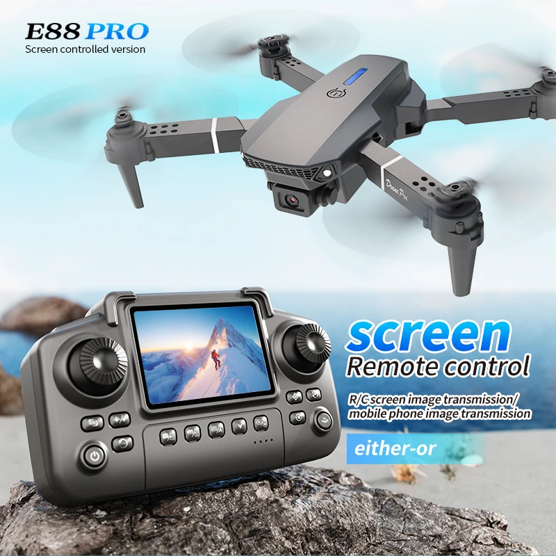 Professionelle E88 PRO Drohne  – Drone Rc Land Bewertung und Preis