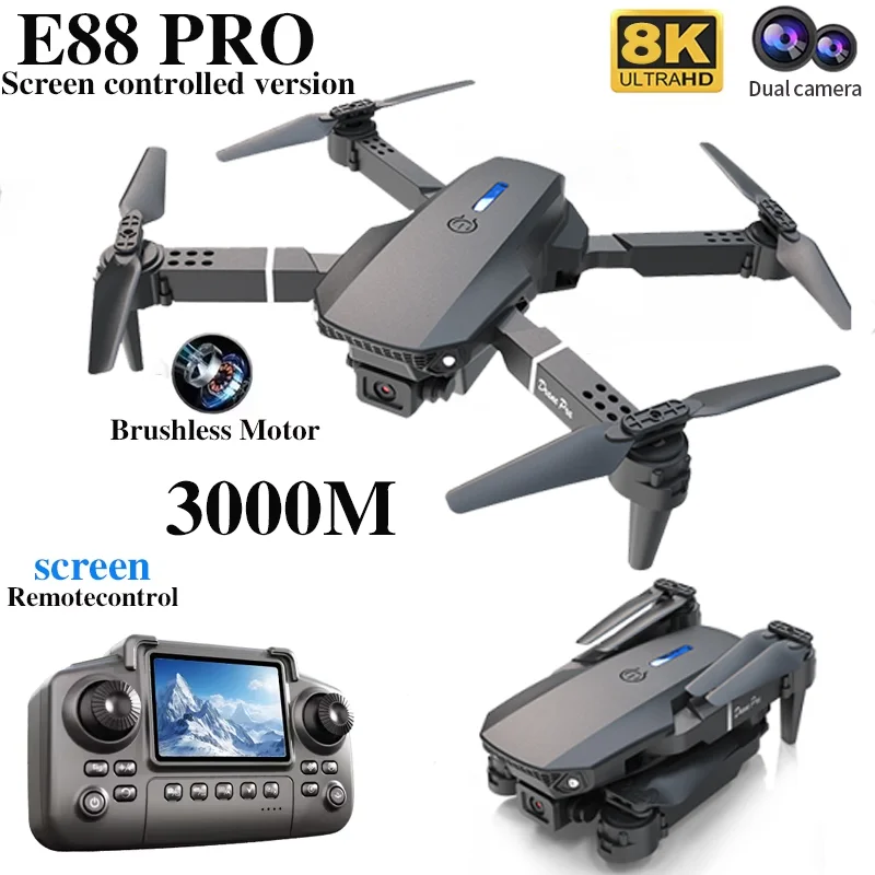 Professionelle E88 PRO Drohne  – Drone Rc Land Bewertung und Preis