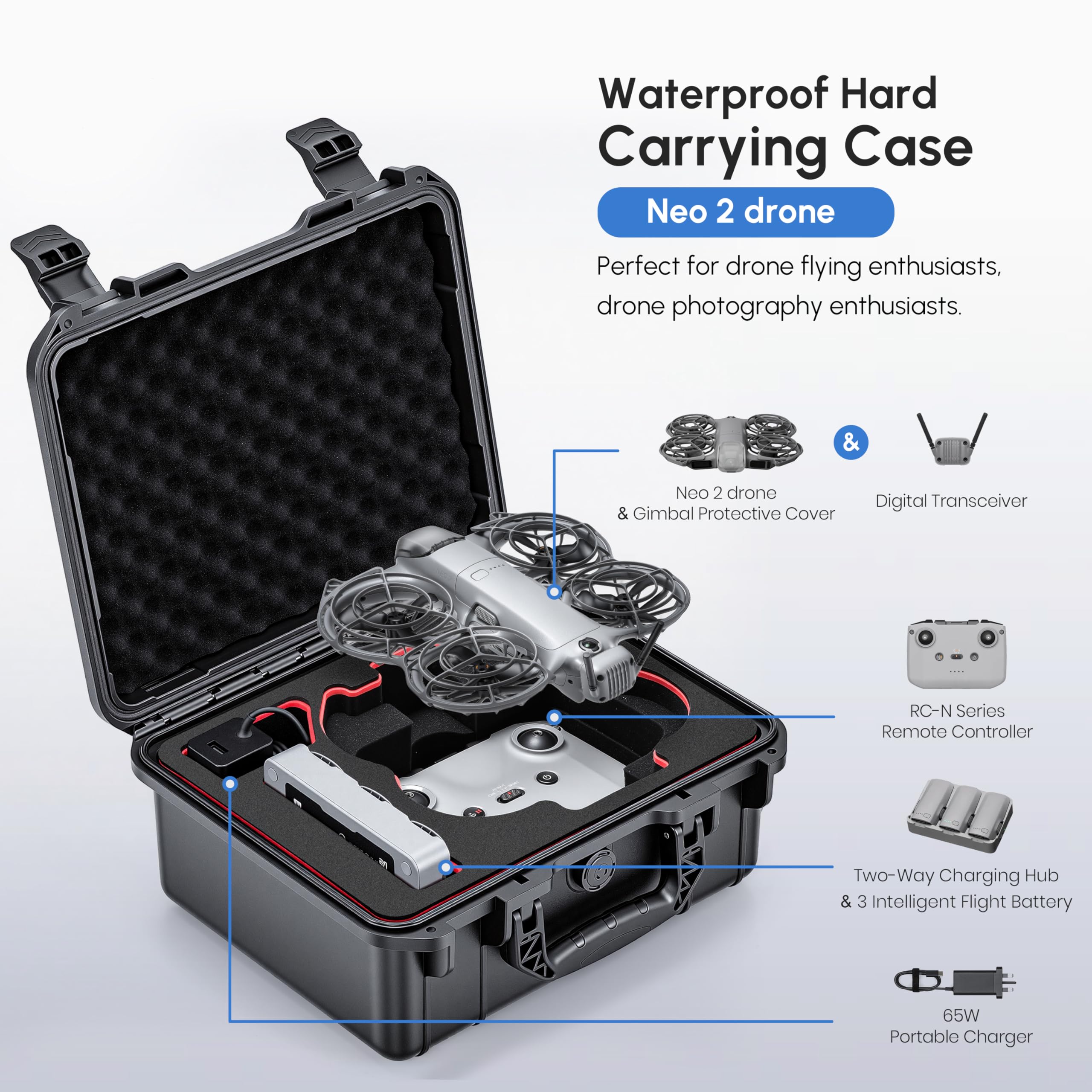 NEO 2 Hülle, Wasserdichter Har – Drone Neo Rc Bewertung und Preis