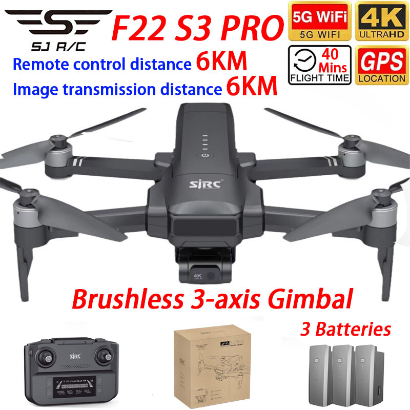 SJRC F22 S3 PRO Drohne GPS 6KM – Drone Sjrc Bewertung und Preis