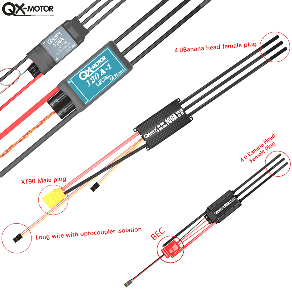 QX-MOTOR Brushless ESC-Serie E – Drone Rc Boat Bewertung und Preis