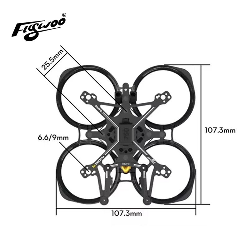 Flywoo Flylens 75 Frame Kit 1, – Fpv Racing Motor Bewertung und Preis