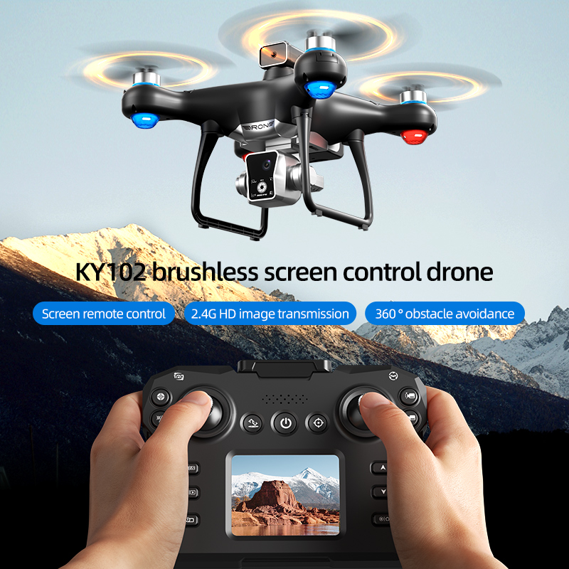 Bürstenloser RC-Drohne mit Bil – Drone Ky102 Rc Bewertung und Preis